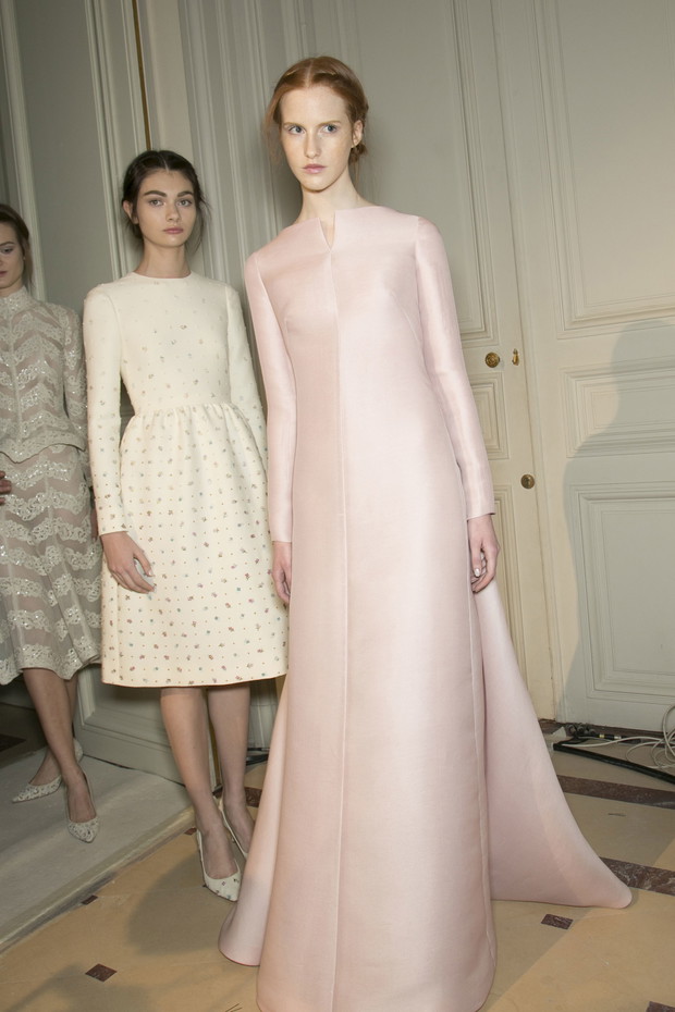 Polskie modelki na backstage'u pokazów haute couture