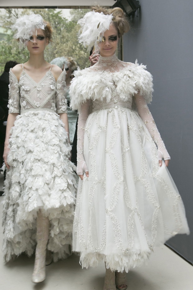 Polskie modelki na backstage'u pokazów haute couture