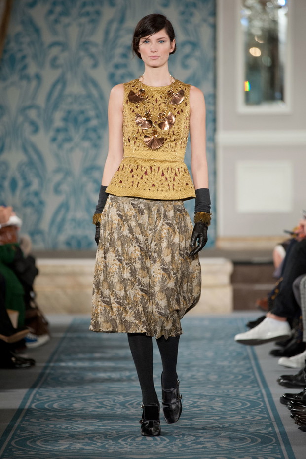 Zuza Bijoch otworzyła pokaz Tory Burch jesień-zima 2013/2014