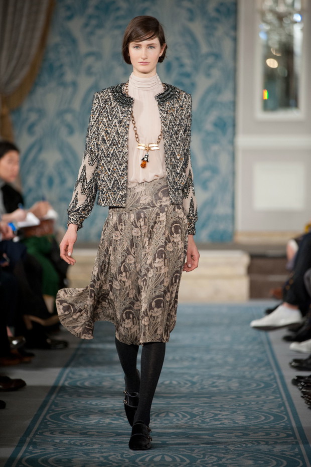Zuza Bijoch otworzyła pokaz Tory Burch jesień-zima 2013/2014