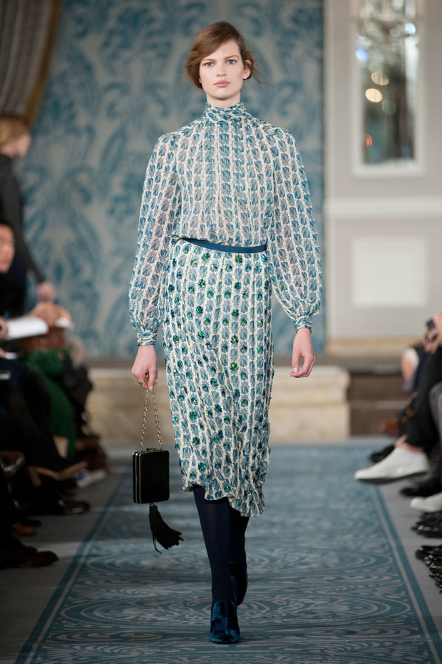 Zuza Bijoch otworzyła pokaz Tory Burch jesień-zima 2013/2014