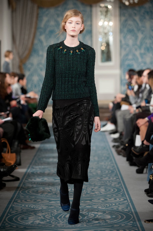 Zuza Bijoch otworzyła pokaz Tory Burch jesień-zima 2013/2014