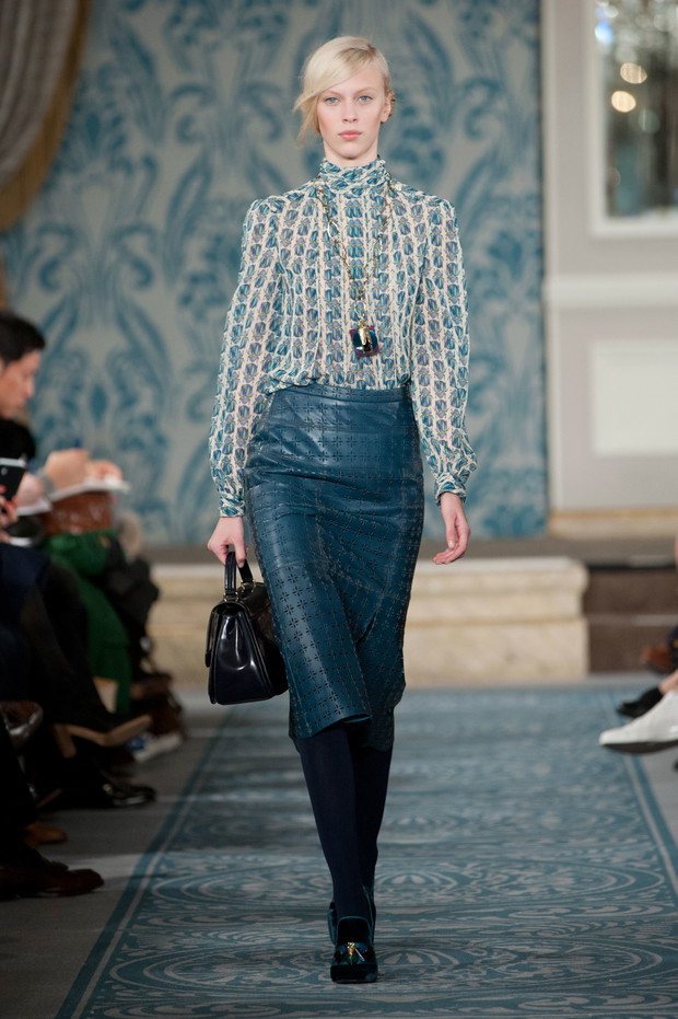 Zuza Bijoch otworzyła pokaz Tory Burch jesień-zima 2013/2014