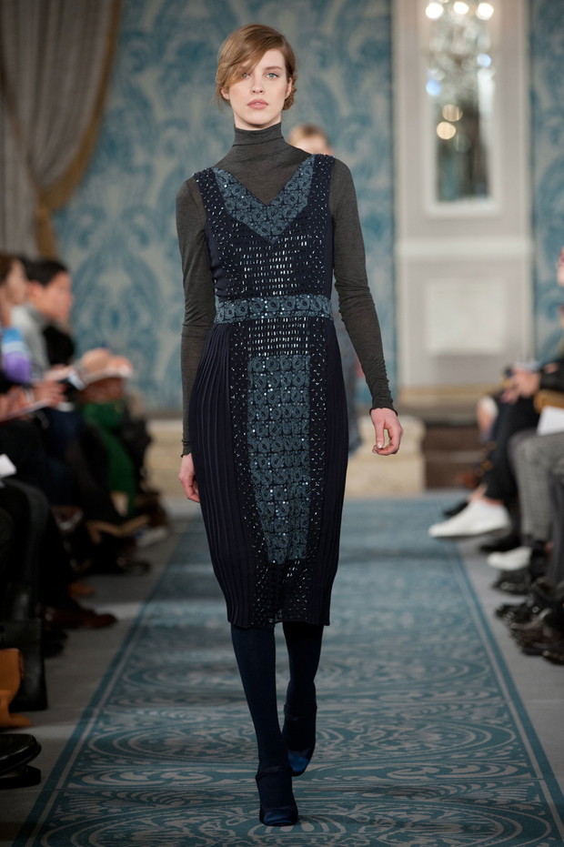 Zuza Bijoch otworzyła pokaz Tory Burch jesień-zima 2013/2014