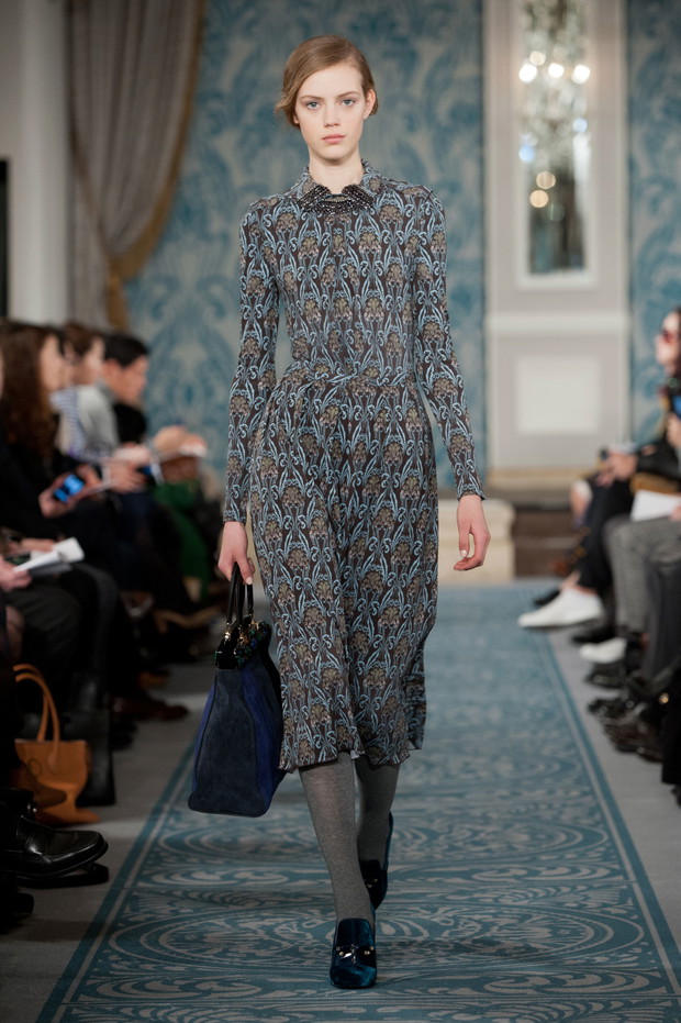 Zuza Bijoch otworzyła pokaz Tory Burch jesień-zima 2013/2014