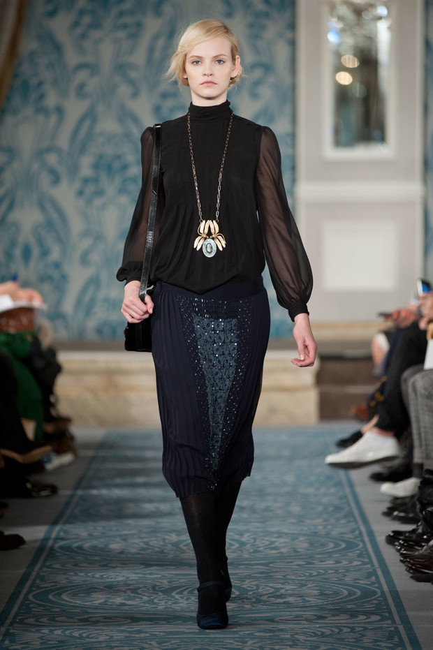Zuza Bijoch otworzyła pokaz Tory Burch jesień-zima 2013/2014