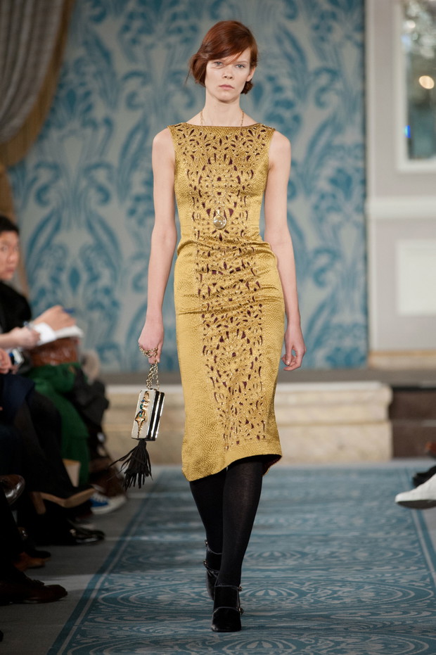 Zuza Bijoch otworzyła pokaz Tory Burch jesień-zima 2013/2014