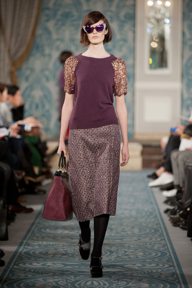 Zuza Bijoch otworzyła pokaz Tory Burch jesień-zima 2013/2014