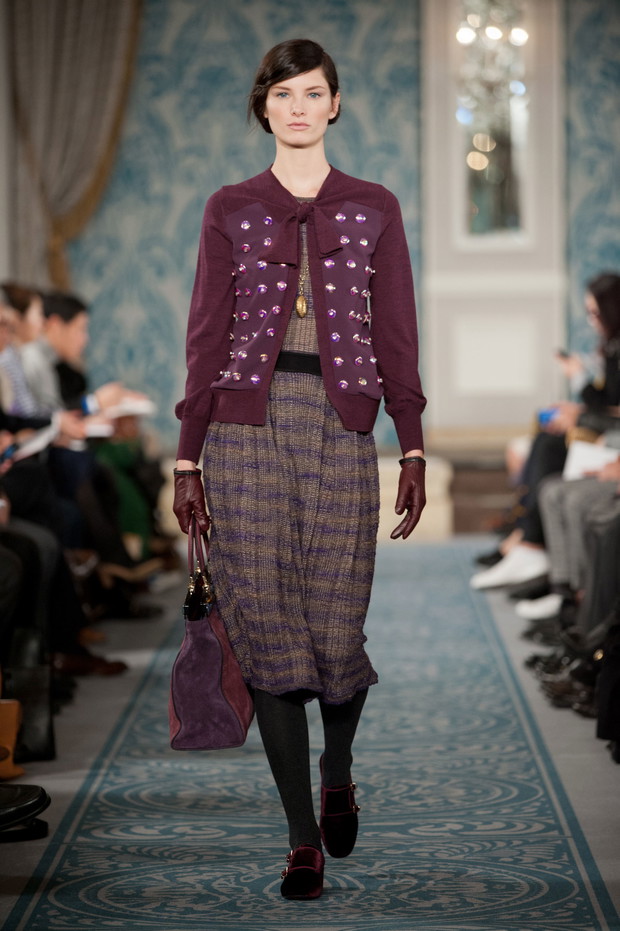Zuza Bijoch otworzyła pokaz Tory Burch jesień-zima 2013/2014