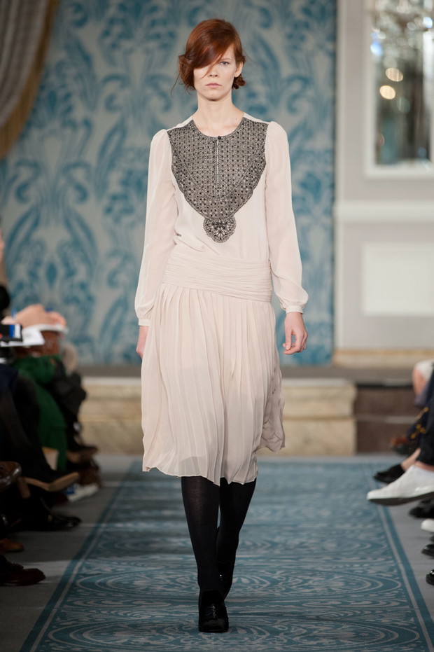 Zuza Bijoch otworzyła pokaz Tory Burch jesień-zima 2013/2014