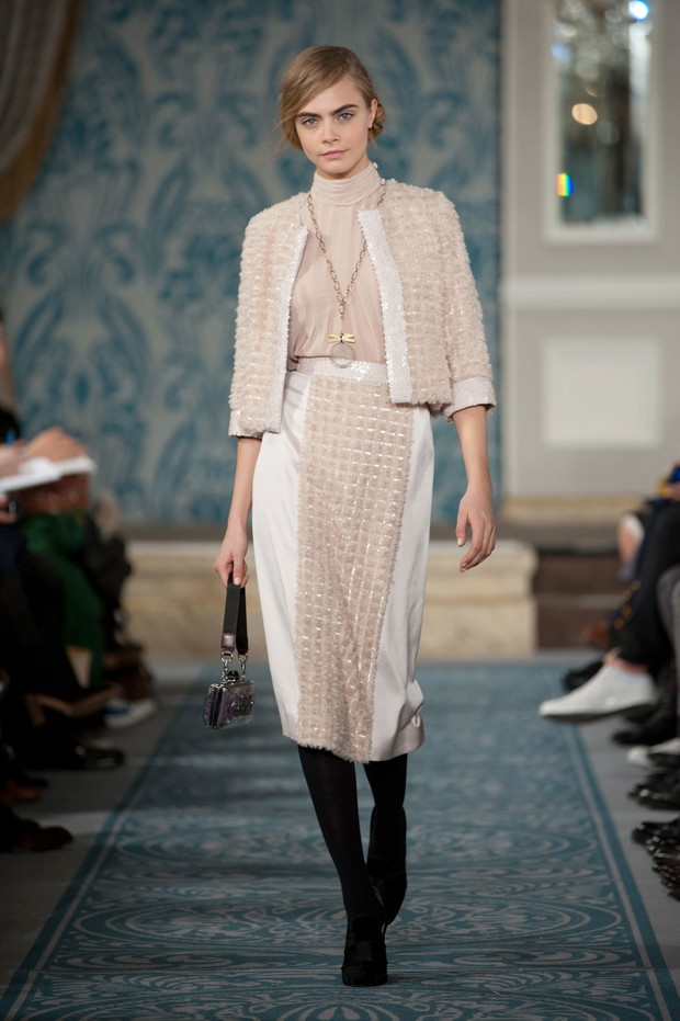 Zuza Bijoch otworzyła pokaz Tory Burch jesień-zima 2013/2014