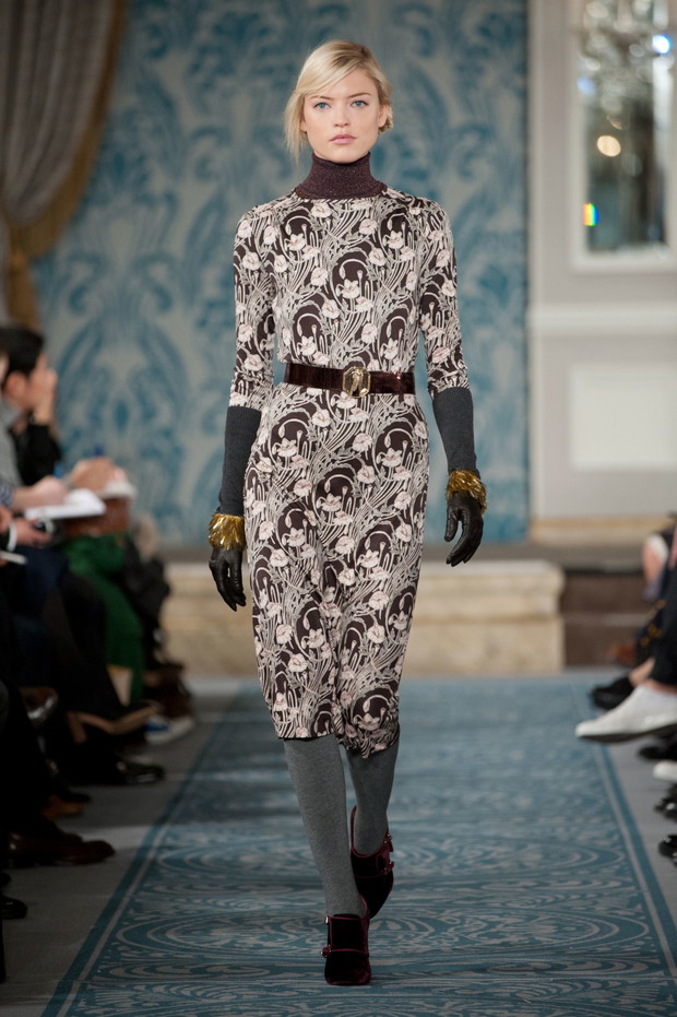 Zuza Bijoch otworzyła pokaz Tory Burch jesień-zima 2013/2014
