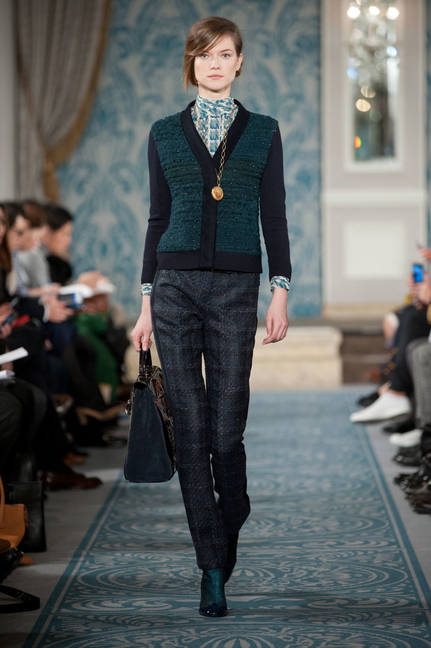 Zuza Bijoch otworzyła pokaz Tory Burch jesień-zima 2013/2014