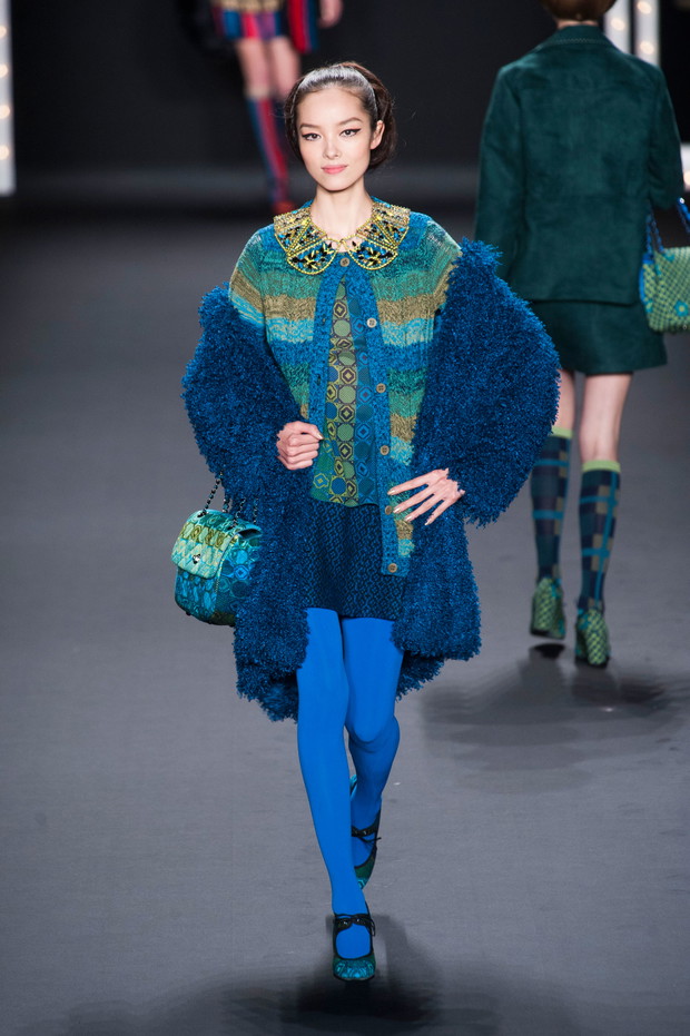 Anna Sui jesień-zima 2013/2014