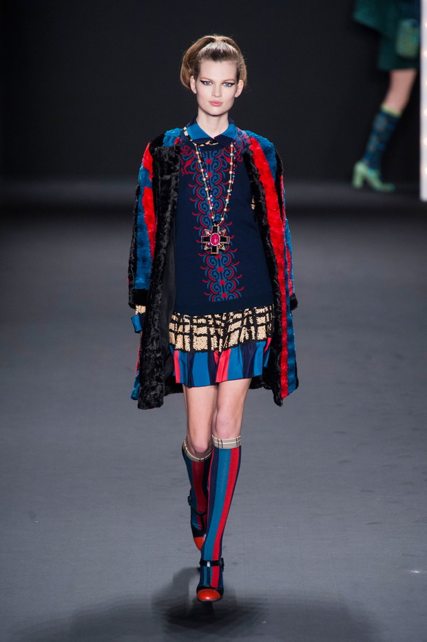 Anna Sui jesień-zima 2013/2014