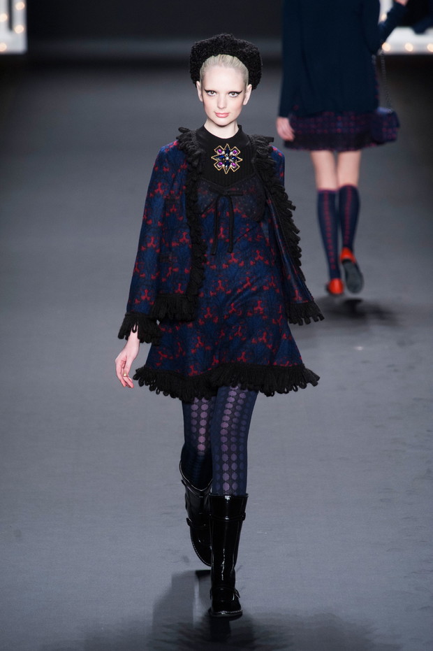 Anna Sui jesień-zima 2013/2014