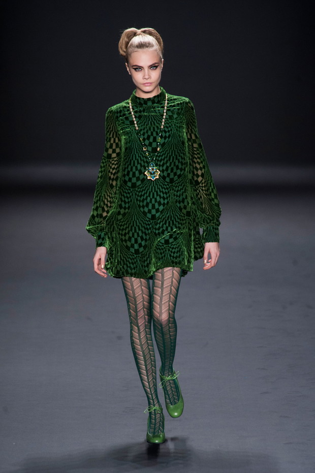 Anna Sui jesień-zima 2013/2014