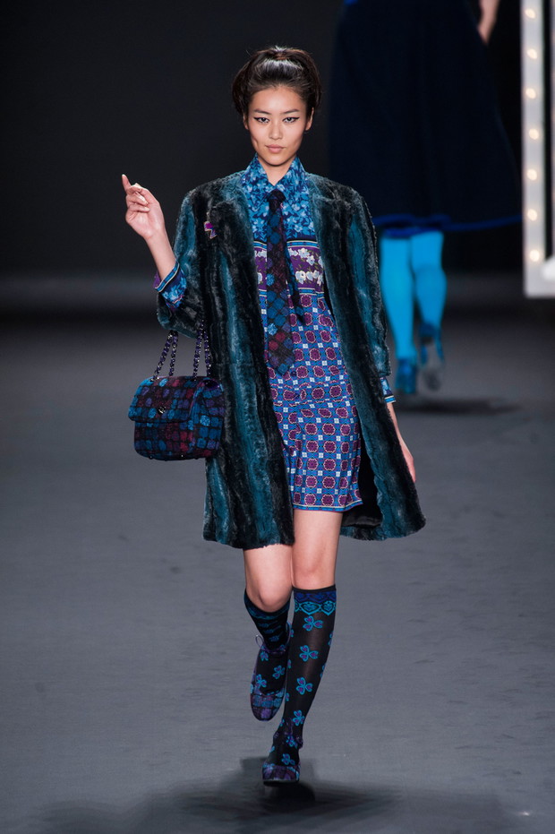 Anna Sui jesień-zima 2013/2014