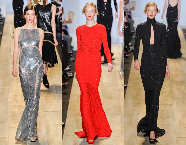 Suknie Michael Kors, jesień-zima 2012/2013, fot. Imaxtree