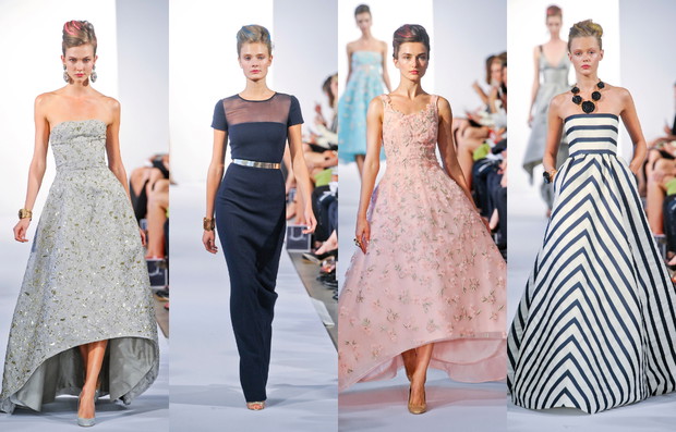 Suknie Oscar de la Renta wiosna-lato 2013, fot. Imaxtree