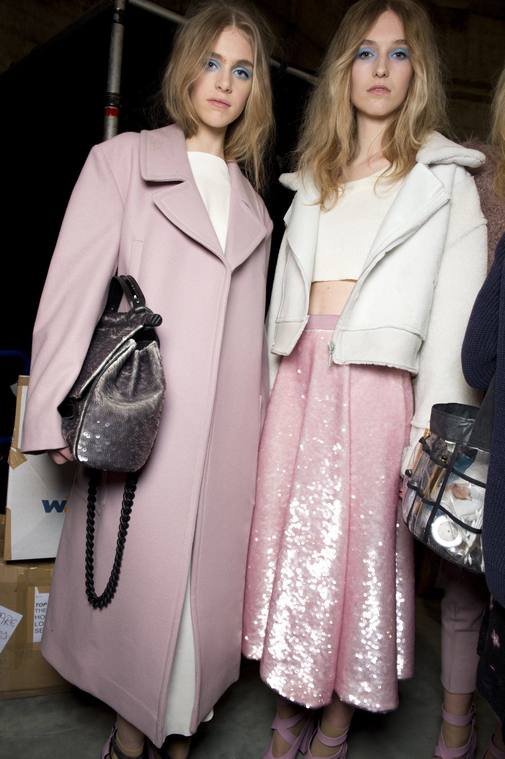 Backstage pokazu Topshop Unique jesień-zima 2013/2014