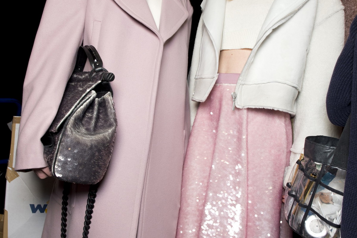 Backstage pokazu Topshop Unique jesień-zima 2013/2014