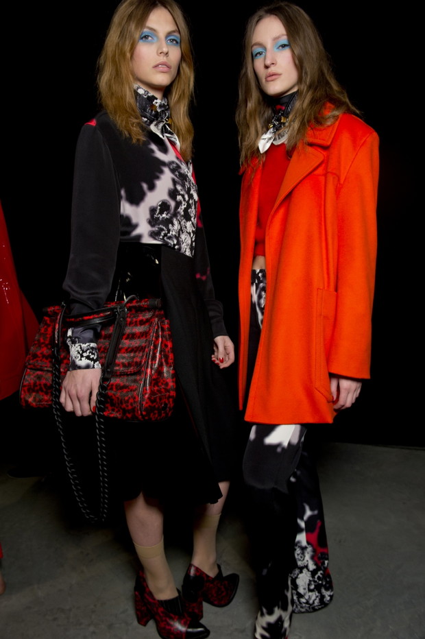 Backstage pokazu Topshop Unique jesień-zima 2013/2014