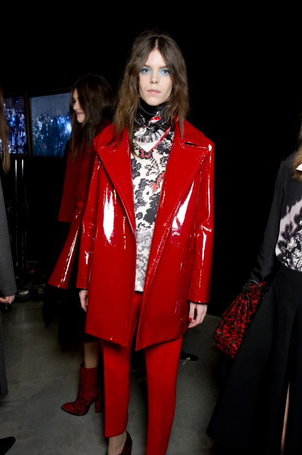 Backstage pokazu Topshop Unique jesień-zima 2013/2014