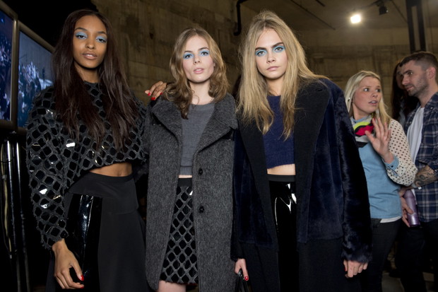 Backstage pokazu Topshop Unique jesień-zima 2013/2014