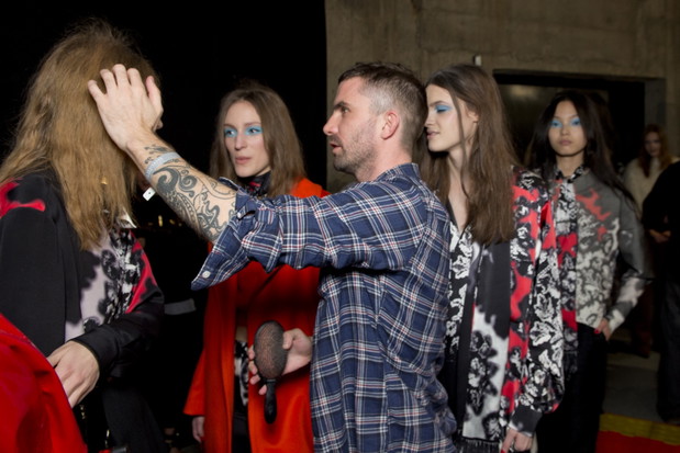 Backstage pokazu Topshop Unique jesień-zima 2013/2014