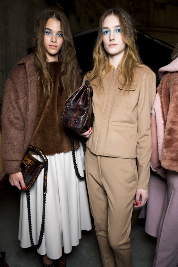 Backstage pokazu Topshop Unique jesień-zima 2013/2014