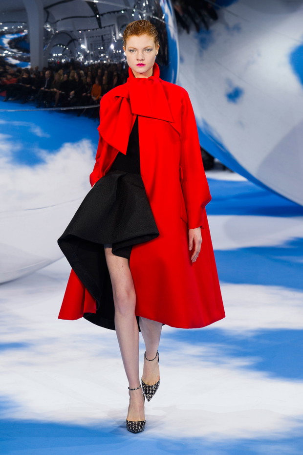 Christian Dior jesień-zima 2013/2014, fot. Imaxtree