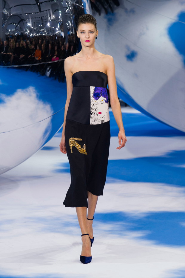 Christian Dior jesień-zima 2013/2014, fot. Imaxtree