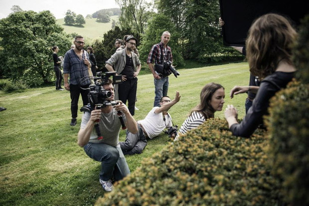 Freja Beha Erichsen dla RESERVED - backstage kampanii