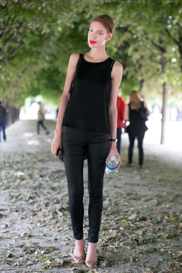 Street fashion: modelki off duty