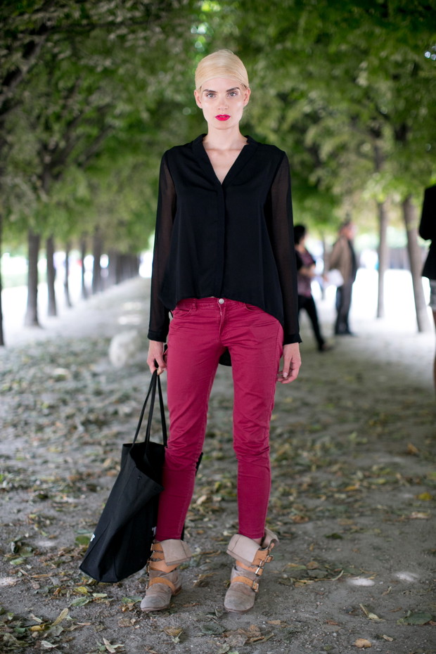 Street fashion: modelki off duty