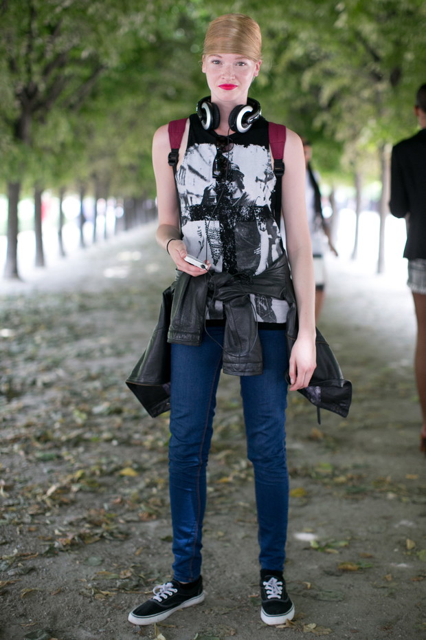 Street fashion: modelki off duty