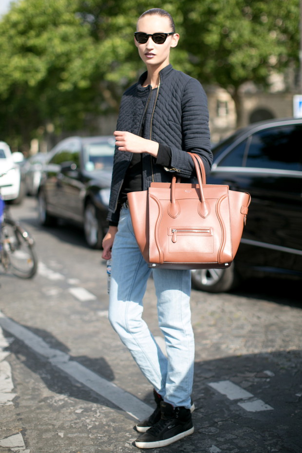 Street fashion: modelki off duty