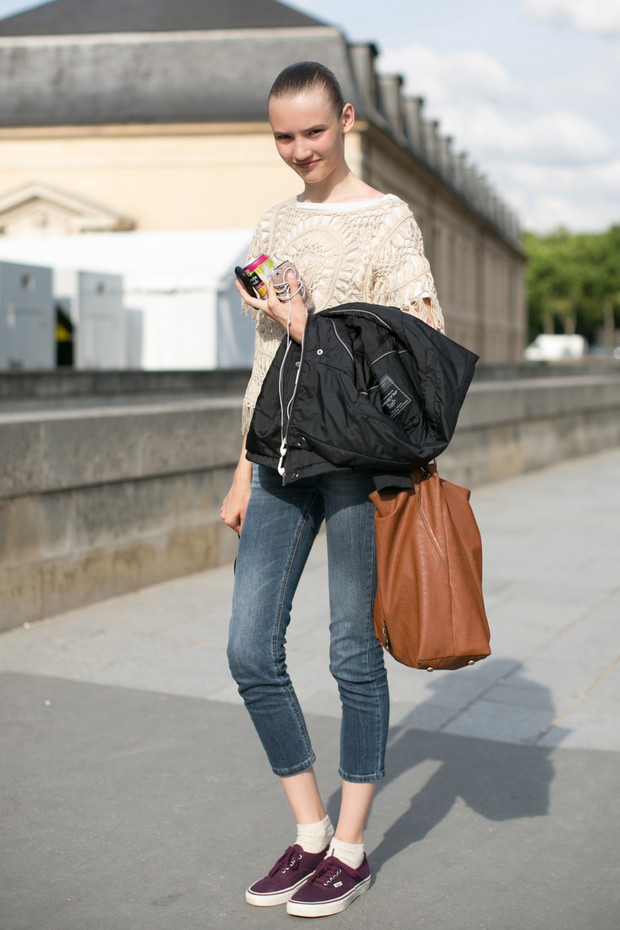 Street fashion: modelki off duty