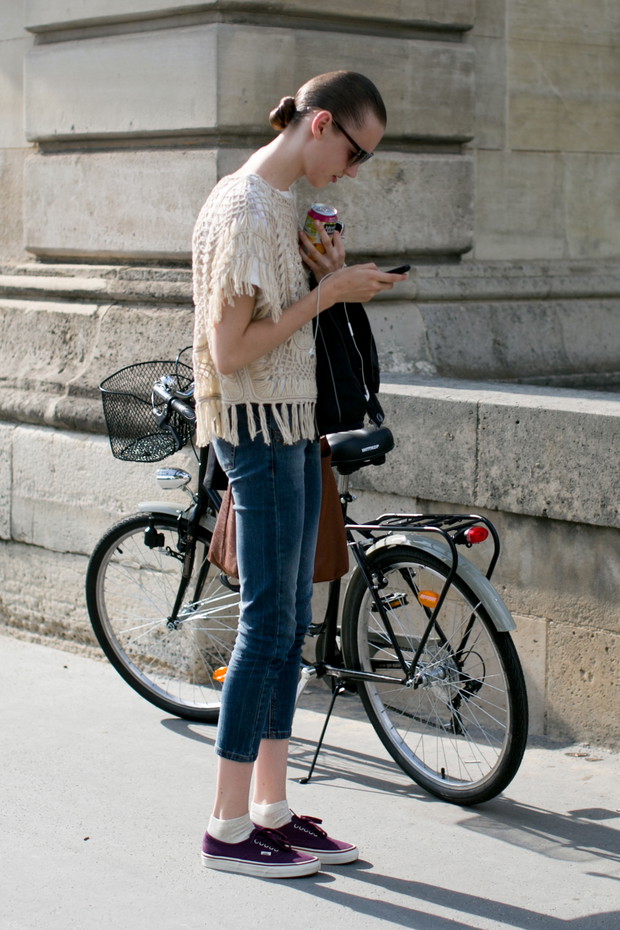 Street fashion: modelki off duty