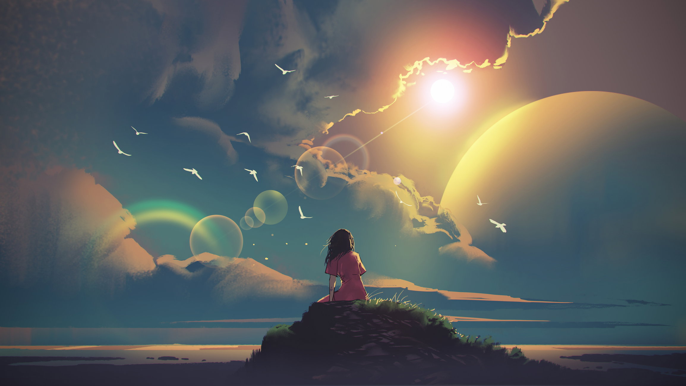 waiting for the moon