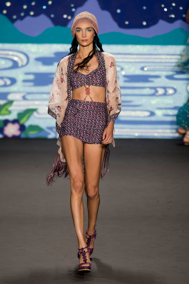 Anna Sui wiosna-lato 2014