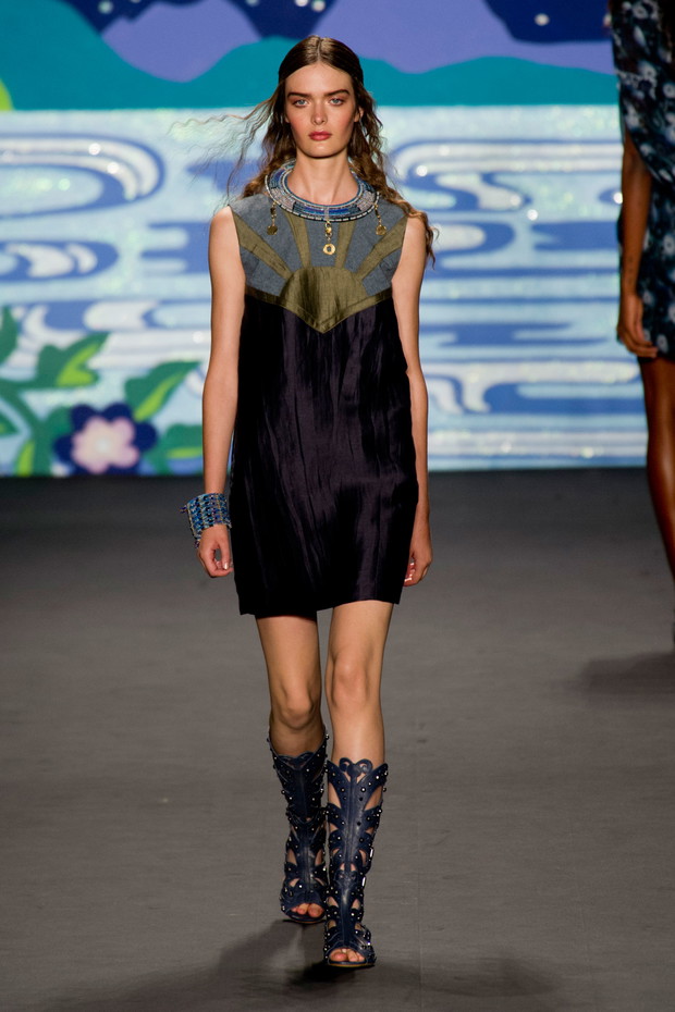 Anna Sui wiosna-lato 2014