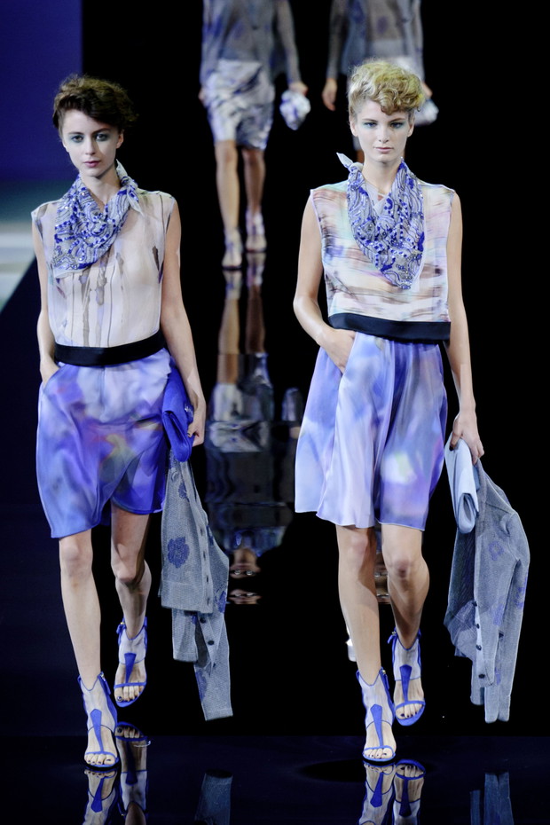 Giorgio Armani wiosna-lato 2014