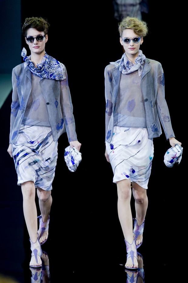 Giorgio Armani wiosna-lato 2014