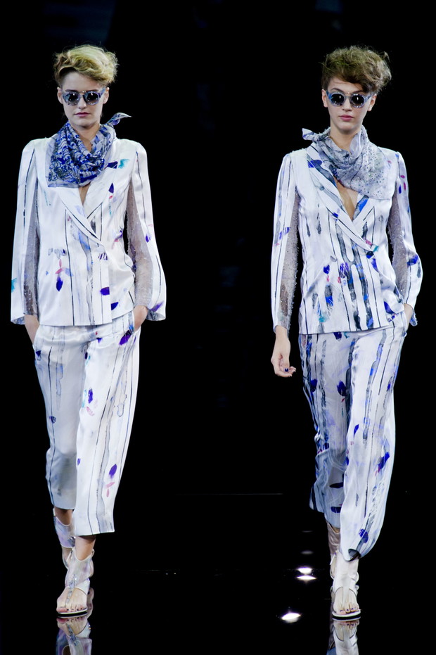 Giorgio Armani wiosna-lato 2014