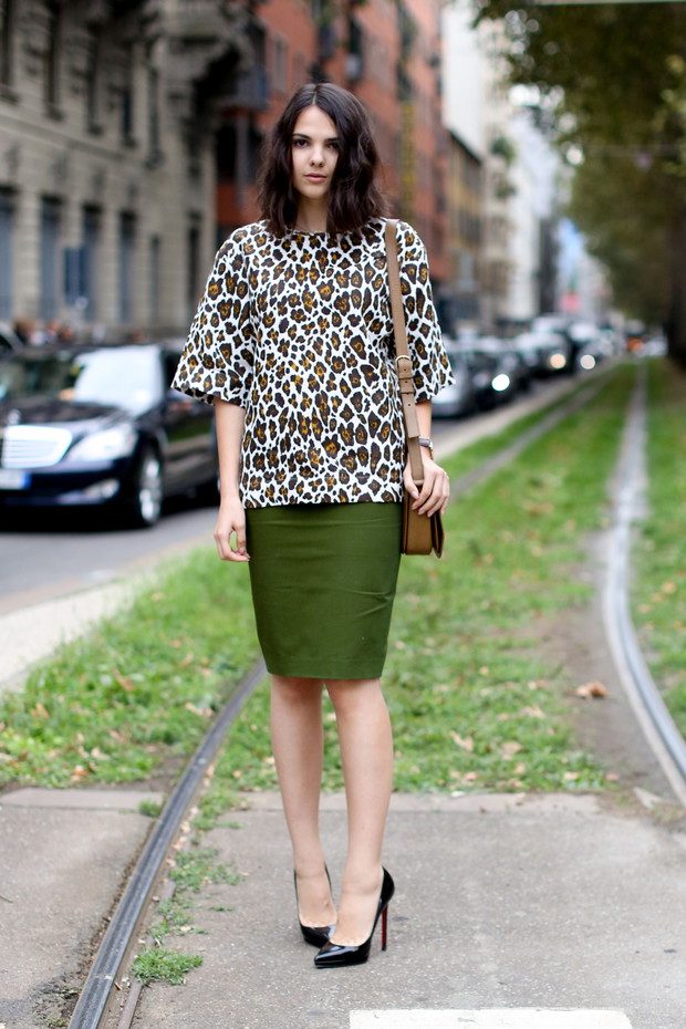 Street fashion: najlepsze stylizacje Milan Fashion Week SS14