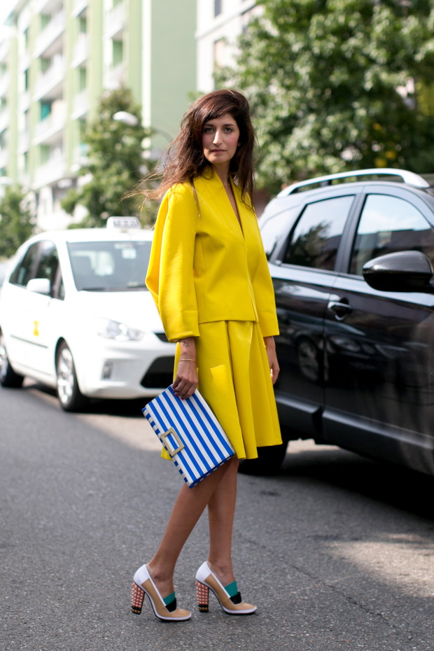 Street fashion: najlepsze stylizacje Milan Fashion Week SS14