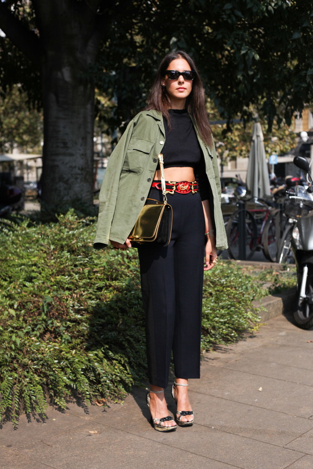 Street fashion: najlepsze stylizacje Milan Fashion Week SS14