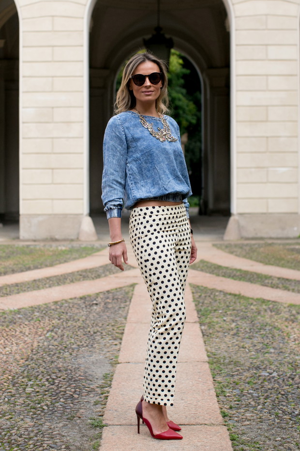 Street fashion: najlepsze stylizacje Milan Fashion Week SS14